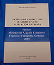 Portada: Análisis de la directiva de servicios y su aplicación en España