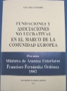 Portada: Fundaciones y Asociaciones no lucrativas en el marco de la Comunidad Europea