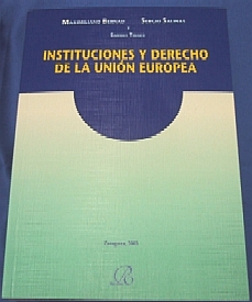 Portada: Instituciones y Derecho de la Unión Europea